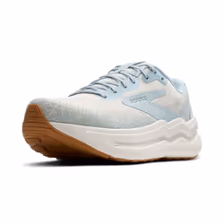 Brooks Womens Ghost Max 2 Neutral Running & Walking Shoe - Coconut Milk/Winter Sky - 6 Medium