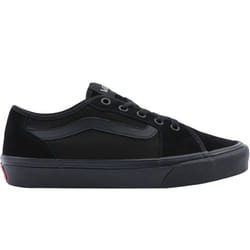 Vans Womens Filmore Decon Low Rise Canvas Trainers Sneakers Shoes - 4.5 UK, All Black