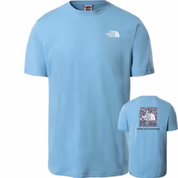 The North Face Red Box Men's T-Shirts - Blue, S