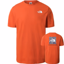 The North Face Red Box Men's T-Shirts - Orange, S