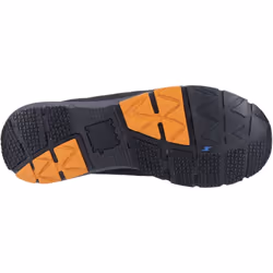 ) Timberland Pro Radius Textile Black/Orange Safety Boots - Black, 12 (Adults'