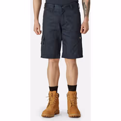 Dickies Everyday Polyester Men's Blue Knee-Length Shorts - Blue, 32