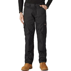 Dickies Everyday Polyester Men's Black Outdoor Trousers - Black, 30