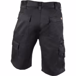 Dickies Everyday Polyester Men's Black Knee-Length Shorts - Black, 36