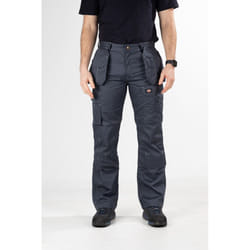 Dickies Redhawk Pro Polyester Men's Grey Outdoor Trousers - Grey, 30