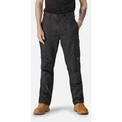 Dickies Action Flex Polyester Men's Black Outdoor Trousers - Black, 34