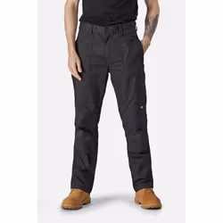 Dickies Action Flex Polyester Men's Black Outdoor Trousers - Black, 30