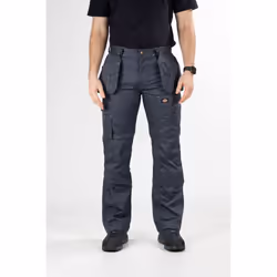 Dickies Redhawk Pro Polyester Men's Grey Outdoor Trousers - Grey, 40"