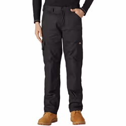 Dickies Everyday Polyester Men's Black Outdoor Trousers - Black, 38"