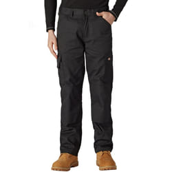 Dickies Everyday Polyester Men's Black Outdoor Trousers - Black, 34