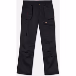 Dickies Redhawk Pro Polyester Men's Black Outdoor Trousers - Black, 34