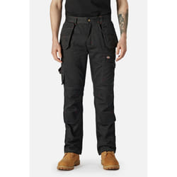 Dickies Redhawk Pro Polyester Men's Black Outdoor Trousers - Black, 36