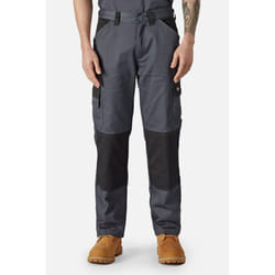 Dickies Everyday Polyester Men's Grey Outdoor Trousers - Grey, 32