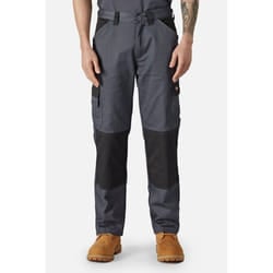 Dickies Everyday Polyester Men's Grey Outdoor Trousers - Grey, 38"