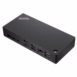 Lenovo 40B20135UK laptop dock/port replicator Wired USB 3.2 Gen 1 (3.1 Gen 1) Type-A + Type-C Black - Additional view 4
