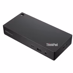 Lenovo ThinkPad Universal USB-C Smart Dock, Wired, USB 3.2 Gen 2 (3.1 Gen 2) Type-C, 1000 Mbit/s, Black, 4K Ultra HD, 3840 x ...