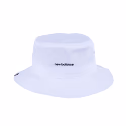 New Balance Men's and Women's Lightweight Bucket Hat  One Size  White