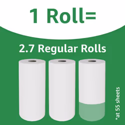 Amazon Basics 2-Ply Flex-Sheets Paper Towels  12 Basics Rolls = 32 Regular Rolls  Everyday Value with 150 Sheets per Roll