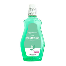 Amazon Basics Fresh Breath Mouthwash  Mint  33.8 Fl Oz  (Previously Solimo)