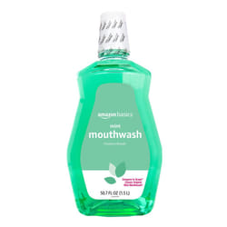 Amazon Basics Fresh Breath Mouthwash  Mint  50.7 Ounce (Pack of 1)  (Previously Solimo)