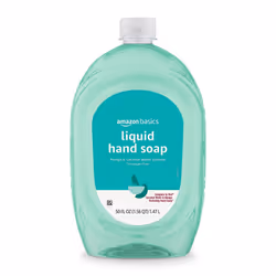 Amazon Basics Liquid Hand Soap Refill  Mango and Coconut Water Scent  Triclosan-Free  50 Fl Oz (Pack of 1) (Previously Solimo ...