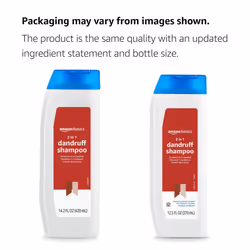 Amazon Basics 2in1 Dandruff Shampoo and Conditioner for Men  Smooth Spice Scent  12.5 oz (pack of 1)