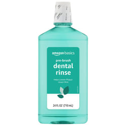 Amazon Basics Pre-Brush Dental Rinse  Green Mint  24 Fluid Ounces  1-Pack (Previously Solimo)