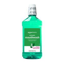 Amazon Basics Antiseptic Mouthwash  Mint  33.80 Fl Oz  1 Pack
