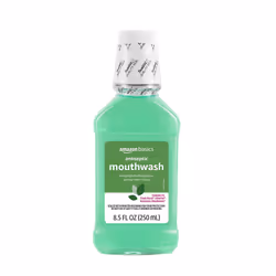 Amazon Basics Antiseptic Mouthwash Mint 8.5 Fl Oz 1 Pack