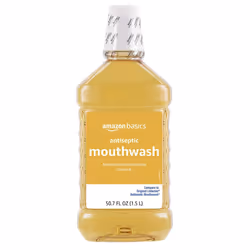 Amazon Basics Antiseptic Mouthwash  Original Flavor  1.5 Liter  50.7 ounce (Pack of 1) (Previously Solimo)