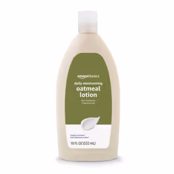Amazon Basics Daily Oatmeal Body Lotion and Skin Protectant Moisturizer Fragrance Free 18 Fl Oz (Pack of 1) (Previously Sol ...