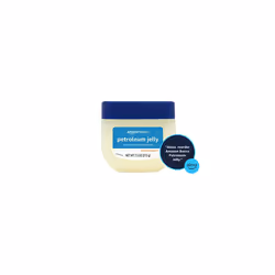 Amazon Basics Petroleum Jelly White Petrolatum Skin Protectant  Unscented  7.5 Ounce  Pack of 1
