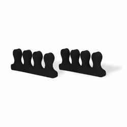 Amazon Basics Toe Separators  Black  Solid  120 Count  Large