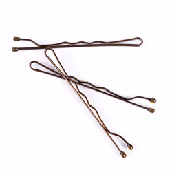 Amazon Basics Bobby Pins Brown 48 Count