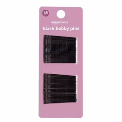 Amazon Basics Bobby Pins Black 48 Count