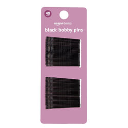 Amazon Basics Bobby Pins Black 48 Count