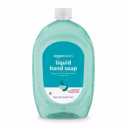 Amazon Basics Liquid Hand Soap Refill Mango and Coconut Water Scent TriclosanFree 50 Fl Oz Pack of 1 Previously Solimo