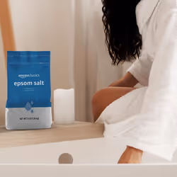 Amazon Basics Epsom Salt Soak  Magnesium Sulfate USP  3 Pound  1-Pack