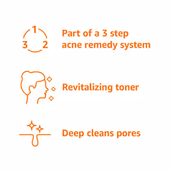 Amazon Basics 3-Step Acne Remedy System Toner  4 Fluid Ounces  1-Pack