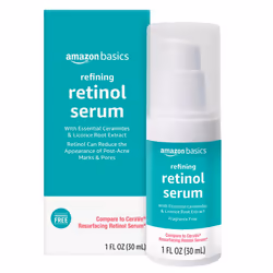 Amazon Basics Retinol Serum for Face 1 Fluid Ounce 1-Pack