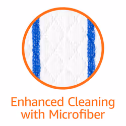 Amazon Basics Wet Mopping Cloth Refills  24 Count (Fits Swiffer Sweeper Mop Heads)