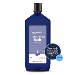 Amazon Basics Lavender Scented Foaming Bath with Essential Oil  34 Fluid Ounce