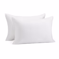 Amazon Basics Down Alternative Pillows  Soft Density for Stomach and Back Sleepers  Queen - Pack of 2  White  30 in L x 20 in ...