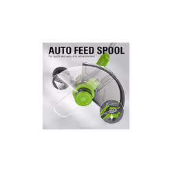 Greenworks 0.065"""" Single Line Auto-Feed String Trimmer Spools (6-Pack) + Replacement Spool Cover  Gray