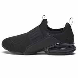Puma Womens Axelion Slip On Sneakers Shoes Casual - Black - Size 6.5 M