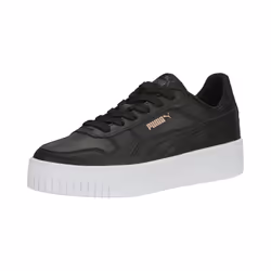 PUMA Women's CARINA STREET Sneaker Puma Black-Puma Black-Rose Gold-Puma White 10