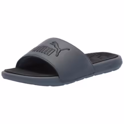 PUMA Cool Cat Sandal Slides Sandal Slides  Cool Dark Gray Black  4 US Unisex Big Kid