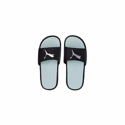 PUMA Women's Cool CAT 2.0 Sport WNS Slide Sandal  Black Silver-Fair Aqua  7