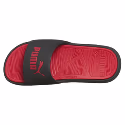 PUMA Men's COOL CAT 2.0 Slide Sandals  PUMA Black-PUMA Red-PUMA Red  8