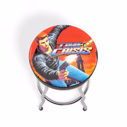 ARCADE1UP Officially Licensed Adjustable Stool with ChromePlated Steel Frame and HighDensity Foam Padding for Supreme Gaming ...